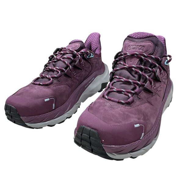 Hoka One One Womens Kaha 2 Low GTX Waterproof Hiking Shoes Plum Size 10.5 - Picture 2 of 12